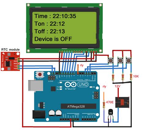A diode is connected across the <b>relay</b> coil in reverse bias to arrest the high voltage spike that could arise while switching the <b>relay</b> coil <b>ON and OFF</b>. . Arduino based relay on and off using rtc timer